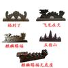 Portalápices de madera de caoba Wuzhishan de Catalpa negra, soporte para bolígrafos colgantes, suministros de caligrafía de los Cuatro Tesoros, adornos al por mayor