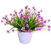 Flores artificiais Phalaenopsis flores falsas decoração sala de estar mesa de jantar arranjo de flores flores plantas verdes pequeno bonsai ornamentos decorações internas e externas