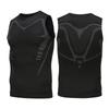 Roupa Esportiva à Prova de Suor Masculina Colete Estampado Justo Secagem Rápida Absorção de Suor Colete de Verão para Esportes Fitness Masculino Sem Mangas