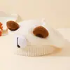 Estilo Coreano Primavera Otoño Lindo Dulce Boina Sombrero Dibujo Animado Oso Pequeño Sombrero Niños Súper Lindo Unisex Lana Tejida Sombrero Venta al por Mayor