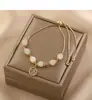 Pulseira com pingente marca Fu feminina ajustável imitação de jade Hetian design de nicho ins amigas Rede vermelha luxo leve Veneza
