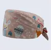 AliExpress Touca Cirúrgica com Estampagem a Quente Chapéu de Laboratório para Doutor Touca sem Viseira para Enfermeira Touca Pós-Parto Touca para Casa Touca Cúpula