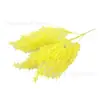 Planta Artificial Planta Verde Maceta Hojas Decorativas Pared de Plantas Arreglo Floral Accesorios Ramo de 7 Horquillas Hoja de Tortuga Hoja de Rábano Verde