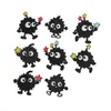 Parche de Tela Bordado de Gato Negro Parche de Tela de Animal de Dibujos Animados Parche Adhesivo para Reparación de Chaqueta de Plumas Decoración de Empaque de Bufanda Bolsos