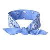Pañuelo para la cabeza estilo coreano, Accesorios para el cabello de moda, Diadema floral estilo étnico, Pañuelo cuadrado colorido, Sombrero multiusos, Pañuelo de seda al por mayor