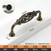 Manija de Jaula de Pájaros de Bronce Estilo Europeo Clásico Tirador de Puerta de Armario Guardarropa Manija de Cajón de Malla Retro Pastoral
