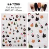 Adesivos de Unha com Elementos de Natal Originais 5D Estéreo em Relevo Feliz Natal Adesivos de Arte para Unhas DIY Joias Estilo Aa