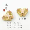 Estilo Chinês Buraco Vertical Borboleta Dupla Face Pingente de Borla com Gotejamento de Óleo Liga Metálica Contas Soltas Acessórios para Joias DIY Pingente em Estoque Entrega Rápida