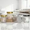 Frasco de Mel de Vidro Transparente 25ml Geleia Ninho de Pássaro Mel Frasco Dosador Grau Alimentício Pequena Capacidade Resistente a Alta Temperatura Pote Selado