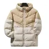 Chaqueta de Algodón de Invierno Transfronteriza 2025 para Hombre Nueva Tendencia Holgada Casual Engrosada Cálida con Capucha Abrigo de Algodón para Hombre