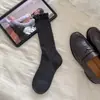 Calcetines color marrón melardo, calcetines de media pantorrilla para mujer, ribete de encaje para primavera y otoño, estilo japonés y coreano, combinados con zapatos pequeños de cuero, calcetines con volantes
