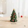 Árbol de Navidad Resina Muñeco de Nieve Anciano Adornos Decoración de Escritorio para el Hogar Adornos Navideños Adornos de Atmósfera Creativa