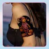 Adesivos de Tatuagem Cartoon de Halloween São à Prova d'Água e Suor, Duradouros Estilo Ins Não Refletivos Frescos Braço Clavícula Peito Nicho