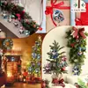 Plano 2D Conjunto de 12 Gnomos de Natal Enfeites de Madeira de Natal Pingentes de Feriado Decorações de Papai Noel Pingentes