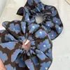 Faixa de Cabelo Estampada Colorida Contrastante Retrô para Mulheres, Faixa de Cabelo de Bola de Alta Qualidade, Faixa de Cabelo de Corda, Acessórios de Cabelo com Faixa de Cabelo de Alta Elasticidade
