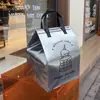 Bolsa Térmica para Bolo de Aniversário de 4, 6 e 8 polegadas com Impressão de Logo, Caixa Descartável para Bolo para Entrega, Bolsa Refrigerada para Sobremesas
