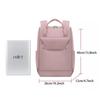 Mochila Diaria para Mujer Estilo Coreano Casual Estudiante Universitario Mochila para Portátil Mochila de Viaje Ventas Directas del Fabricante