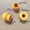 Piezas de máquinas textiles, máquina bobinadora, bastidor contador de máquina anti-bobinado eje pequeño, anillo de cuero de husillo, cabeza de plástico, manija de husillo