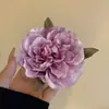 Atmosfera de Primavera e Verão Vento de Férias na Beira-Mar Super Fada Lírios Simulados Flor de Fusang Grampo de Cabelo Flor Lateral Grampo para Franja Cabelo Quebrado Grampo de Cabelo
