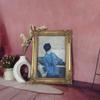 Pintura Decorativa, Pintura de Parede para Sala de Estar, Enfeites de Porta-Retrato para Quarto Francês, Artesanato, Resina Especial, Presentes Fofos à Prova d'Água, Feito à Mão