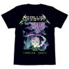 Nueva Camiseta de Algodón Suelto de Manga Corta de Metal King Metallica Banda de Metal Rock Punk