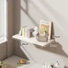 Estante de Pared Oculto de Una Sola Línea Estantería para Libros Colgante de Pared para Sala de Estar Estante Colgante de Pared para Dormitorio