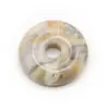 Pingente de Fivela de Segurança Nostálgica 30mm Pedra Natural Cristal Ágata Multicolorido Joias DIY Acessórios para Pingente de Roupa