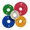 Discos para Barra para Fitness Femenino Color Macarrón Barra para Sentadillas Empuje de Cadera Barra Completa de Goma Conjunto Combinado para Puente de Cadera con Piezas Pequeñas Recubiertas de Goma