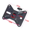 Acessórios para Suporte de Caixa de Som Bandeja Espessada Furo de 35mm Tripé Bandeja de Metal de Ferro Cabide de Áudio Placa de Base para Tripé