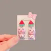 Nuevos Pendientes para Niños 2025 Lindos Clip de Oreja de Dibujos Animados Niña Pequeña Sin Agujeros en las Orejas Pendientes Luminosos de Princesa Pendientes Mujer
