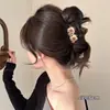 Pinza para el pelo versátil estilo coreano, accesorio para el pelo de color contrastante, nuevo modelo de alta gama 2026, pinza de tiburón de gran volumen para mujer