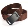 Cinturón táctico para hombre, con hebilla automática para estudiantes, de lona y nailon, ideal para combinar con todo, para uso informal, con entrega al por mayor.