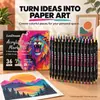 Set de marcadores acrílicos de doble punta de 72 colores, resistente al agua, para pintura a mano y garabateo DIY, adecuado para estudiantes y entusiastas del arte