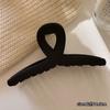 Horquilla grande esmerilada marrón para la parte posterior de la cabeza, volumen del cabello, tarjeta para varios cabellos, pinza para el cabello, pinza para la cabeza, pinza de tiburón de alta gama para mujer