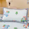 Funda de almohada infantil de seda de hielo de dibujos animados clase A individual 30X50 Verano 2026 Nuevo modelo Refrigerante Funda para núcleo de almohada de seda de hielo