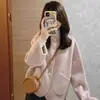 Abrigo de lana para mujer, nueva colección otoño/invierno 2026, estilo coreano, chic y elegante, un hermoso abrigo de lana, casual y de corte holgado