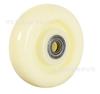 Roda de carrinho de tamanho médio 3 polegadas 4 polegadas branco nylon rodízio direcional equipamento mecânico rodízio Roda universal de prateleira de móveis