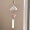 Colgante de botella de deseos de estrella, cadena para teléfono DIY, decoración linda estilo ins, campanilla de viento, correa para bolso, llavero, cadena colgante