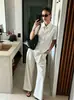 Camisa Branca de Manga Curta Falsa Duas Peças para Homens, Estilo Coreano de Verão, Design Casual Solto, Manga Meia