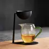 Novo Modelo Peneira de Chá de Pedra Mineral Sem Furos, Separador Doméstico de Água e Chá, Filtro de Folhas de Chá, Ferramenta para Preparo de Chá Kung Fu