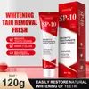 120g Comercio Exterior Transfronterizo Versión Inglesa Sp-10 Probiótico Blanqueador Fresco Pasta de Dientes Refresca el Aliento y Elimina el Mal Aliento
