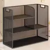 Caja organizadora de cosméticos, un estante de almacenamiento de escritorio elegante y lujoso, un estante de almacenamiento de gran capacidad y multicapa para productos de cuidado de la piel, perfecto para un tocador