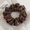 Diadema de Pelo de Suede con Estampado de Leopardo Nuevo Coreano para Mujer, Simple Elegante, Diadema para Recoger el Pelo de Niña, Cuerda para el Pelo de Goma para Cola de Caballo