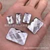 Directo de fábrica Taiwán acrílico malla cuadrada fondo plano sin agujero taladro ropa zapatos bolsa DIY funda de teléfono taladro