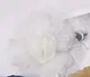 Nuevo tocado de organza tridimensional con flores de rosas de estilo europeo y americano, accesorios de vestido a juego, accesorios decorativos