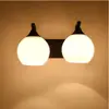 Lámpara de pared de bola de cristal cromada, estilo de lujo ligero, adecuada para sala de estar, dormitorio, mesita de noche, pasillo, lámpara de pared LED de cristal de arte de hierro