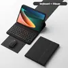 Capa protetora para tablet Redmi Pad 2 Pro, capa de couro Redmi SE, adequada para Xiaomi 8/7s Pro com teclado Bluetooth retroiluminado