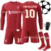 2526 Liverpool Uniforme de Fútbol de Manga Larga Liga de Campeones No. 9 Isaac 11 Salah Jersey Sobo Traje de Otoño e Invierno
