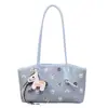 Bolsa Tote para Mujer, Gran Capacidad, Nueva Moda Primavera 2026 Bolso de Hombro Casual, Estilo Coreano, Bolso de Clase para Estudiante Universitario de Alta Calidad