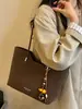 Bolsa Grande Personalizada para o Trabalho, Novo Estilo Verão 2026, Bolsa Tote Simples e Fashion, Bolsa de Ombro Tendência de Grande Capacidade
